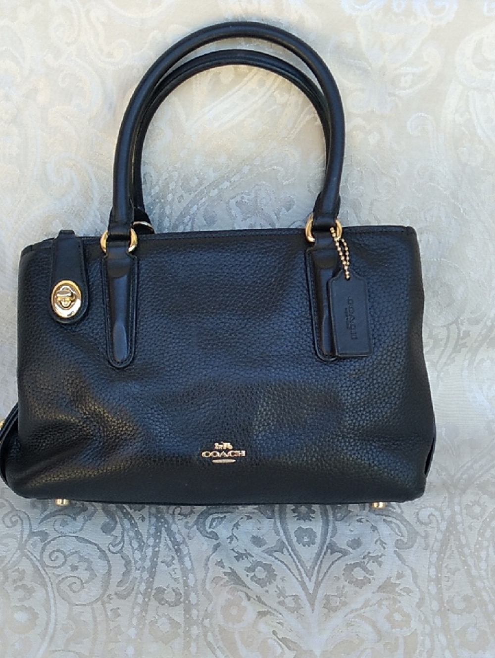 Coach Brooklyn Leather Satchel Bag